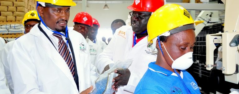 Kenya’s Agriculture Cabinet Secretary, Hon Mwangi Kiunjuri, touring the ...