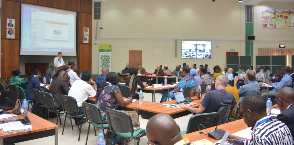 Picture of Agronomists and other stakeholders meet in IITA, Ibadan to review project activities