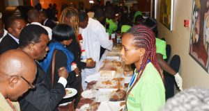 Picture of IYA exhibiting their products.