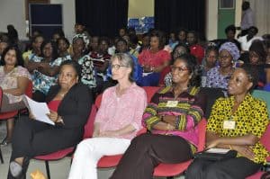 Picture of participants at forum