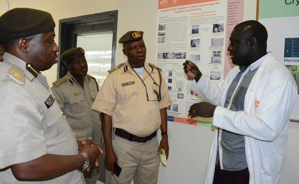 Picture of ACG Lawal and his team at GRC Lab.