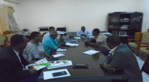 Picture of The ENABLE team with the Director General, ARC Gedaref State, Dr Khalafalla Ahmed Ali.