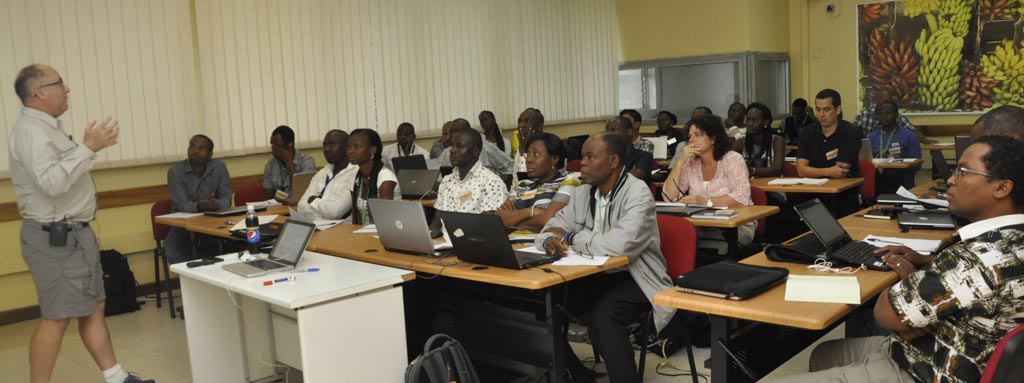 Picture of Bruce Walsh from the University of Arizona: I have a real passion for teaching students in Africa.