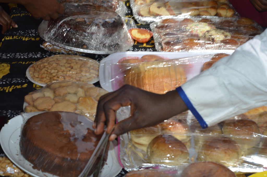 Picture display of confectionary at the IITA Stand.