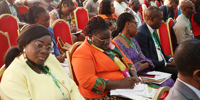  A cross-section of participants at the open day event.