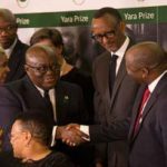 Picture at the Africa Food Prize Award Ceremony
