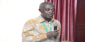 Dr Robert Asiedu giving his remarks.