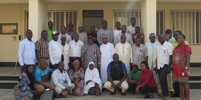 Attendees at the Election security training.