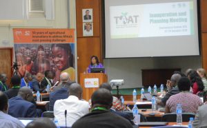 Picture of Betty Kibara of the Rockefeller Foundation, one of the donor partners