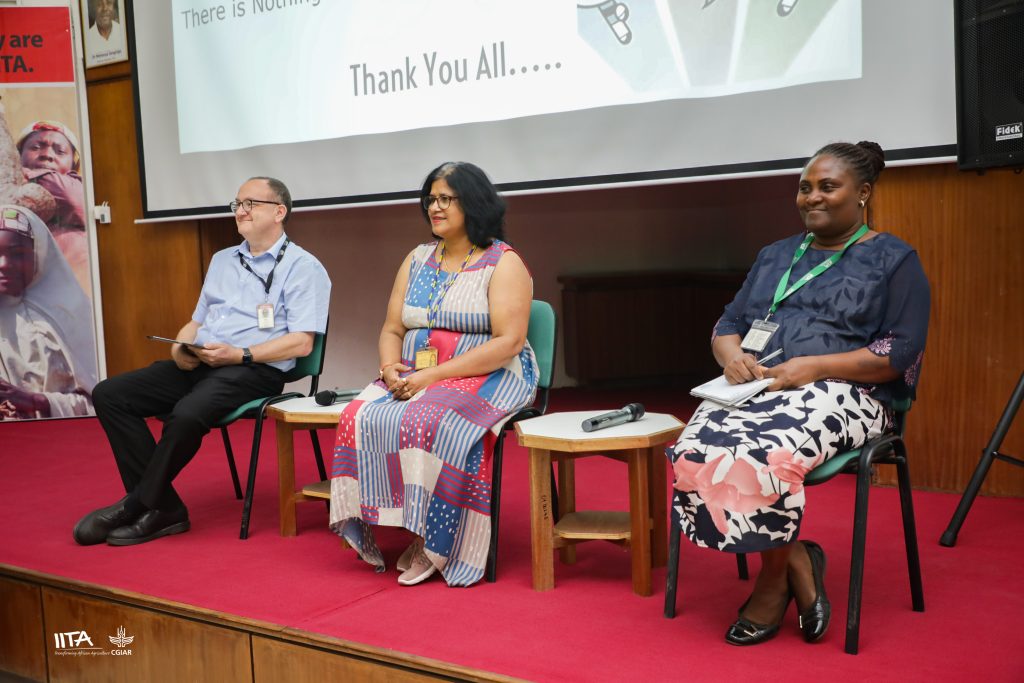 Panelists, including women scientists, shared inspiring stories about their science careers.