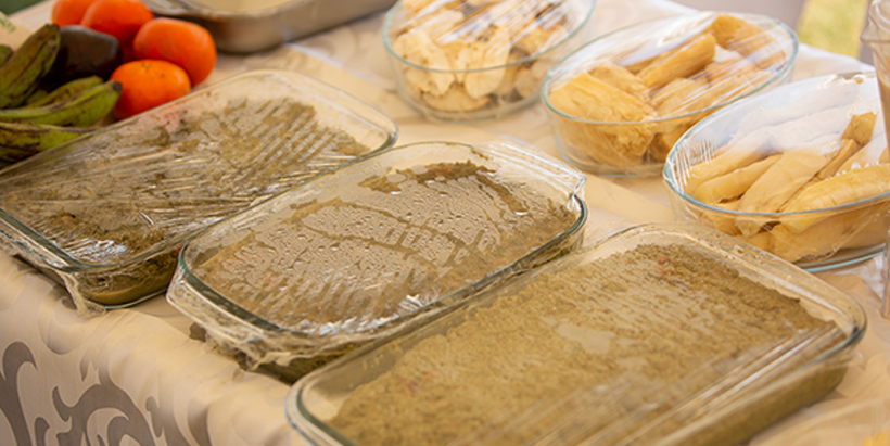 Colourful displays of local foods, nutritious products, and agribusiness creativity