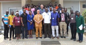 Picture of DDG Dashiell in Abuja with members of staff.