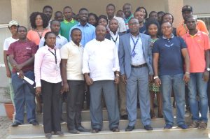 Picture of DG Sanginga with the Abuja team.