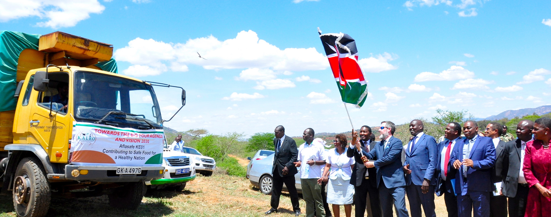 Agriculture Cabinet Secretary launches KALRO/IITA plant for manufacturing aflasafeKE, a safe technology for controlling deadly aflatoxin in Kenya
