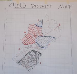 Picture of Kilolo district with five distinct zones