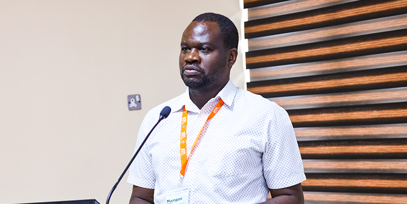 IITA Product Manager for Grain Crops, Dean Muugani during his welcome remarks at the training.