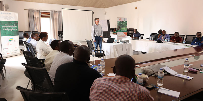 Dr John McRobert, Vice President of the Seed Systems Group, explaining the critical role of effective seed business management to participants