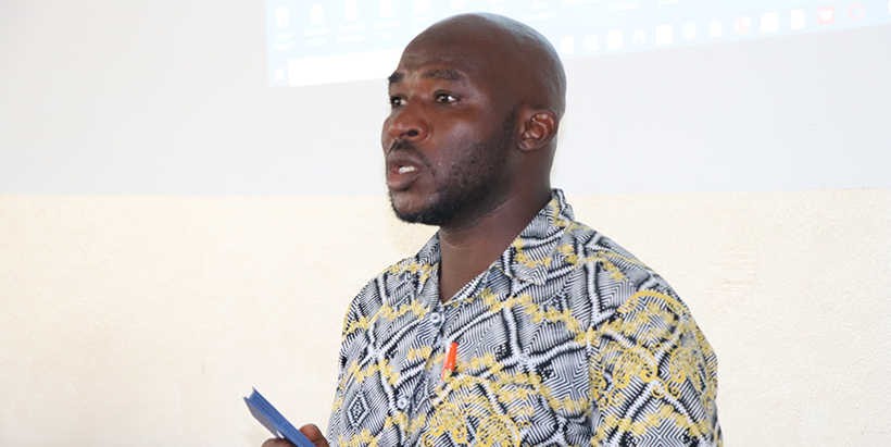 University of Liberia Soil Testing, Plant and Water Laboratory Director, Dr Salia S. Sheriff.