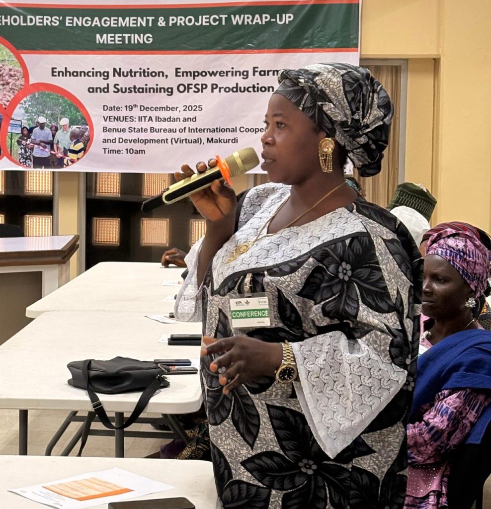 A beneficiary from Iseyin sharing impactful project insights and her success story.