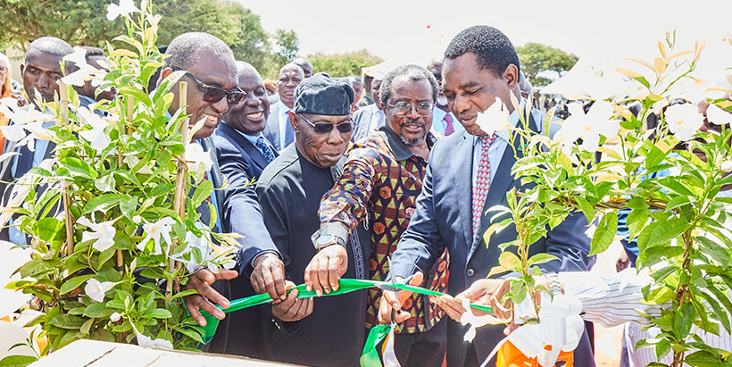 launching the Zambian research hub