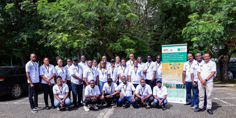 EBS and BioFlow participants after the training.