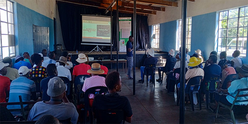 Group discussion with participants at Norton.