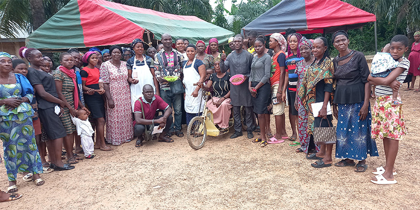 Extension officers after the training.