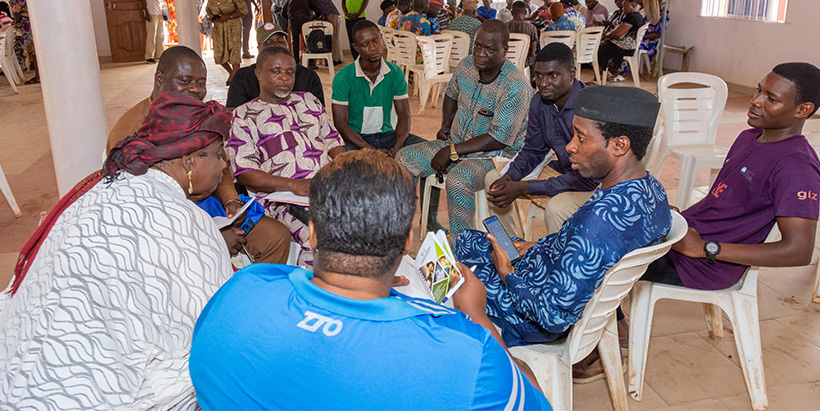 Focus group discussions with farmers and OGSTEP team.