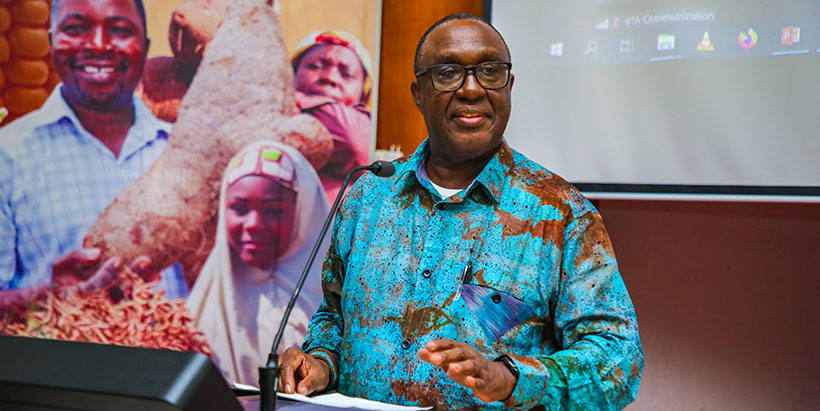 IITA Director General and CGIAR Regional Director for Africa, Dr. Simeon Ehui