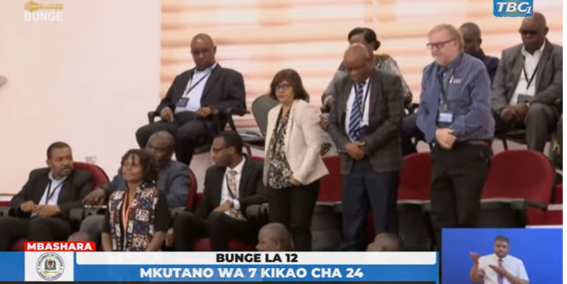 IITA Eastern Africa Regional Hub Director Leena Tripathi at Tanzania’s parliament session in Dodoma