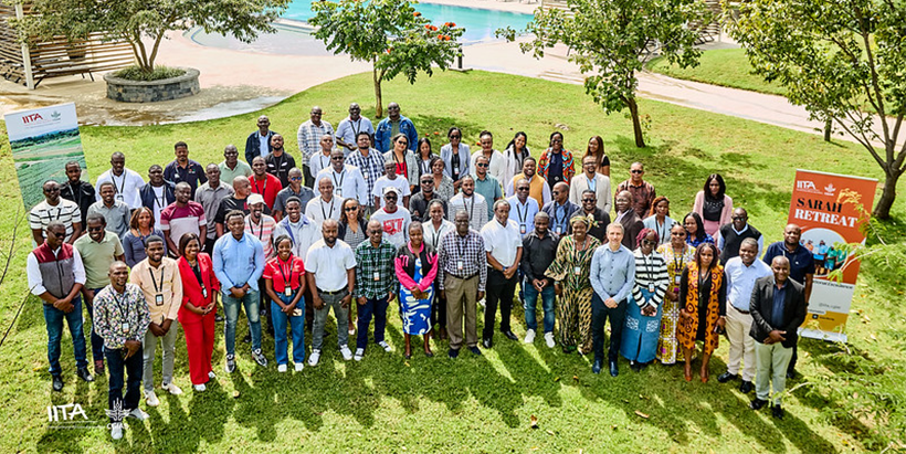 IITA Southern Africa Hub staff during the retreat.