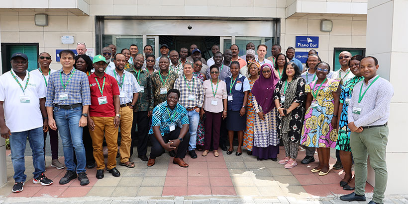 IITA scientists at the retreat.