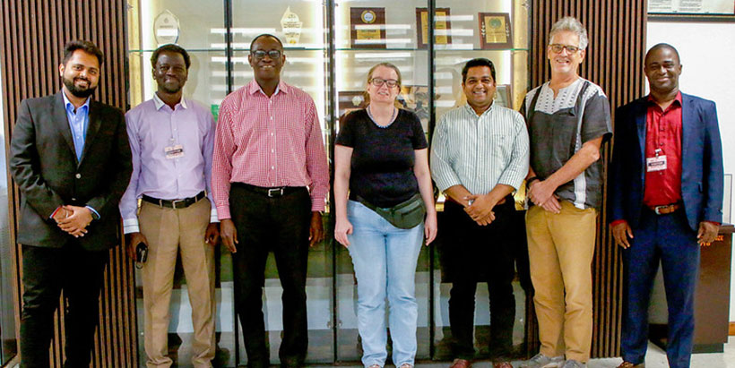  IITA team with the Indorama team at IITA headquarters in Ibadan after the meeting.
