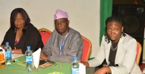 Picture of Dr Busie Maziya-Dixon, Prof I.A. Adeyemi, and Dr Olutayo Adeyemi.