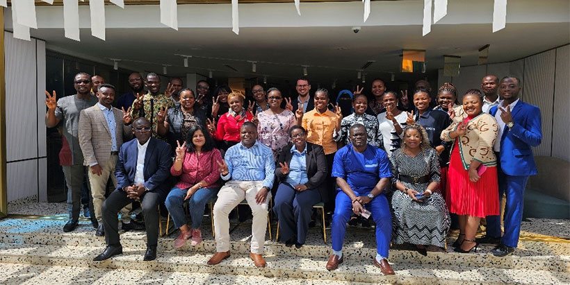 Leaders, partners, and VACS Fellows at the platform launch event. 