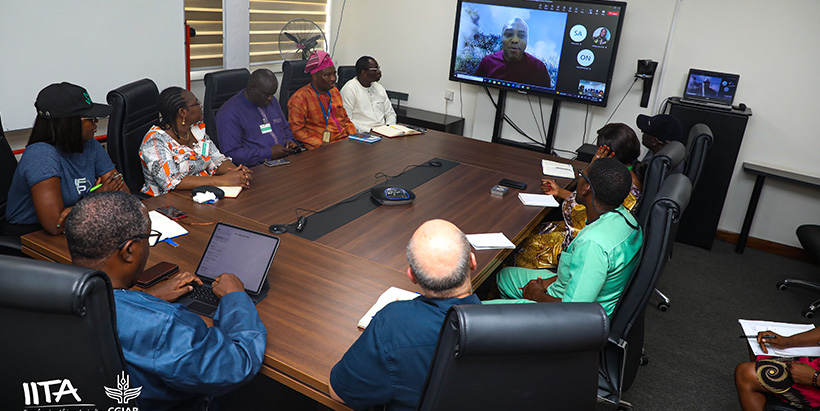 NFWP Task Team Lead Michael Ilesanmi highlighting how NFWP would be expanded across Nigeria.