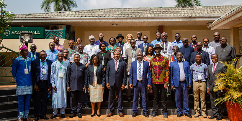 On-site participants at the Updates and Consultative Workshop in Accra, Ghana.