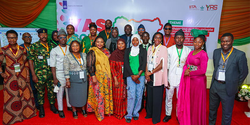 Participants during the seed exhibition tour.