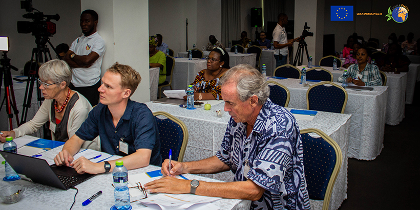 Participants during one of the workshop sessions.