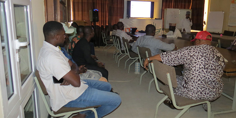 Participants during the Election security training.