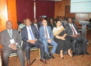 Picture of participants listening to presentations at the FAW meeting.