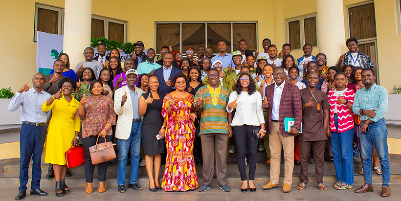 Participants of the AALI International Youth Day Conference with the Speakers.