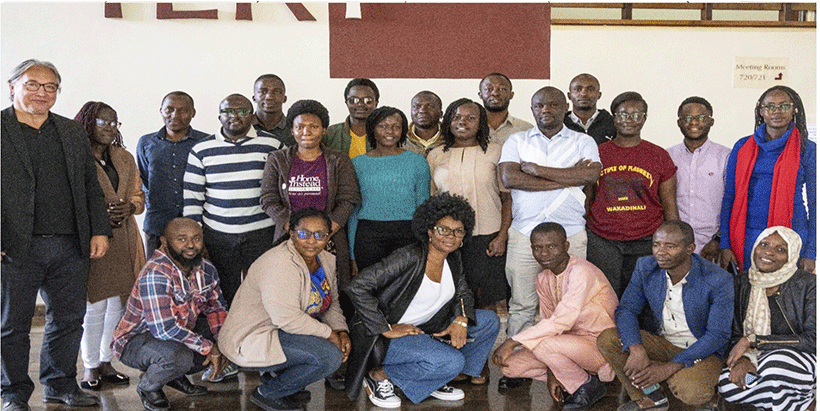 Participants of the bioinformatics workshop in Nairobi.