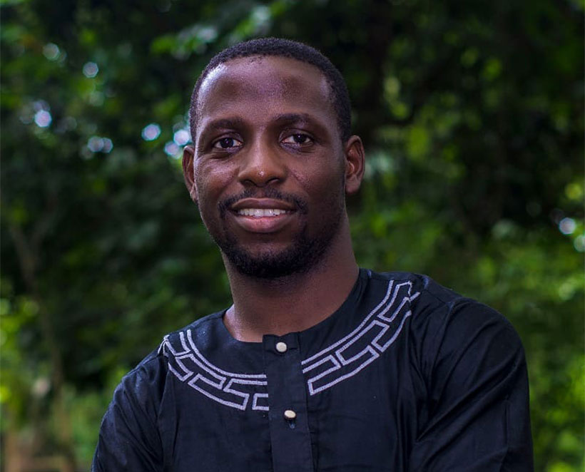 Researcher and IITA-CARE awardee, Adedotun Seyingbo.