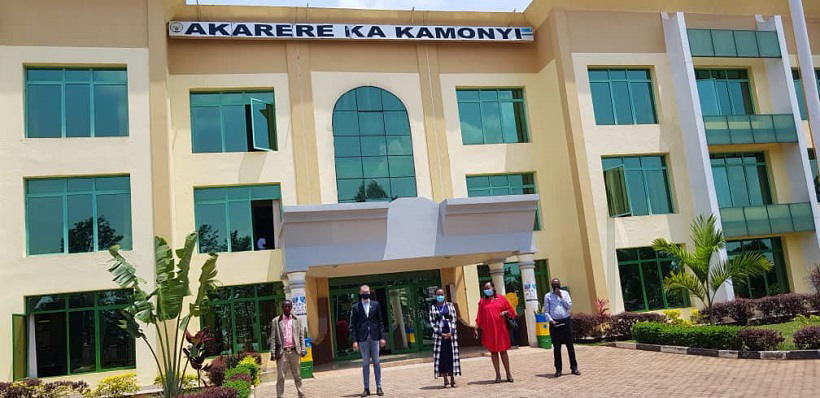 The RUNRES team at the Kamonyi District office.