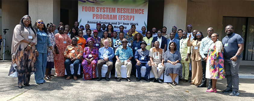 IITA team with the SLARI and FSRP team.