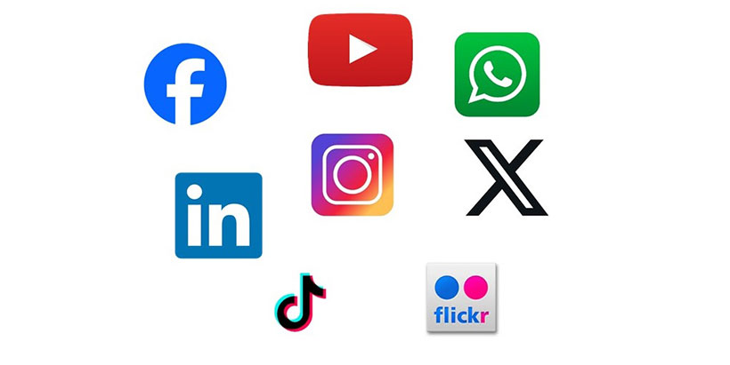 Social media platforms with IITA's presence.