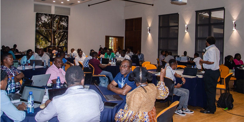 Staff participating in a iscussion session during the SARAH retreat in Malawi.