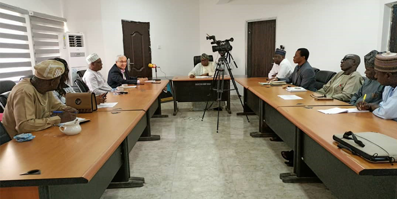  Staff of NIAA and NASC during the MoU signing.