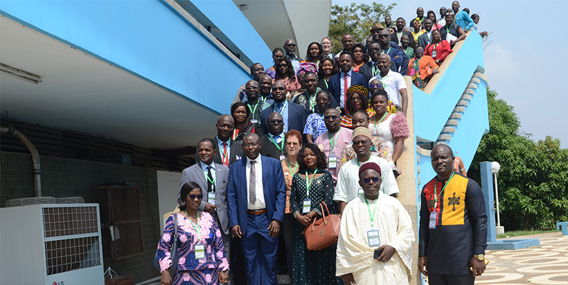 Stakeholders at the CGIAR open day event in Yaoundé Cameroon